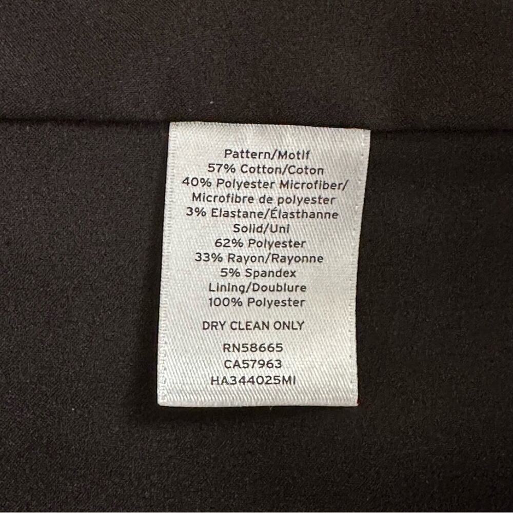 Halogen Dress Black White Checked Crew Neck Sleeveless Business Casual Small NEW - Picture 10 of 11